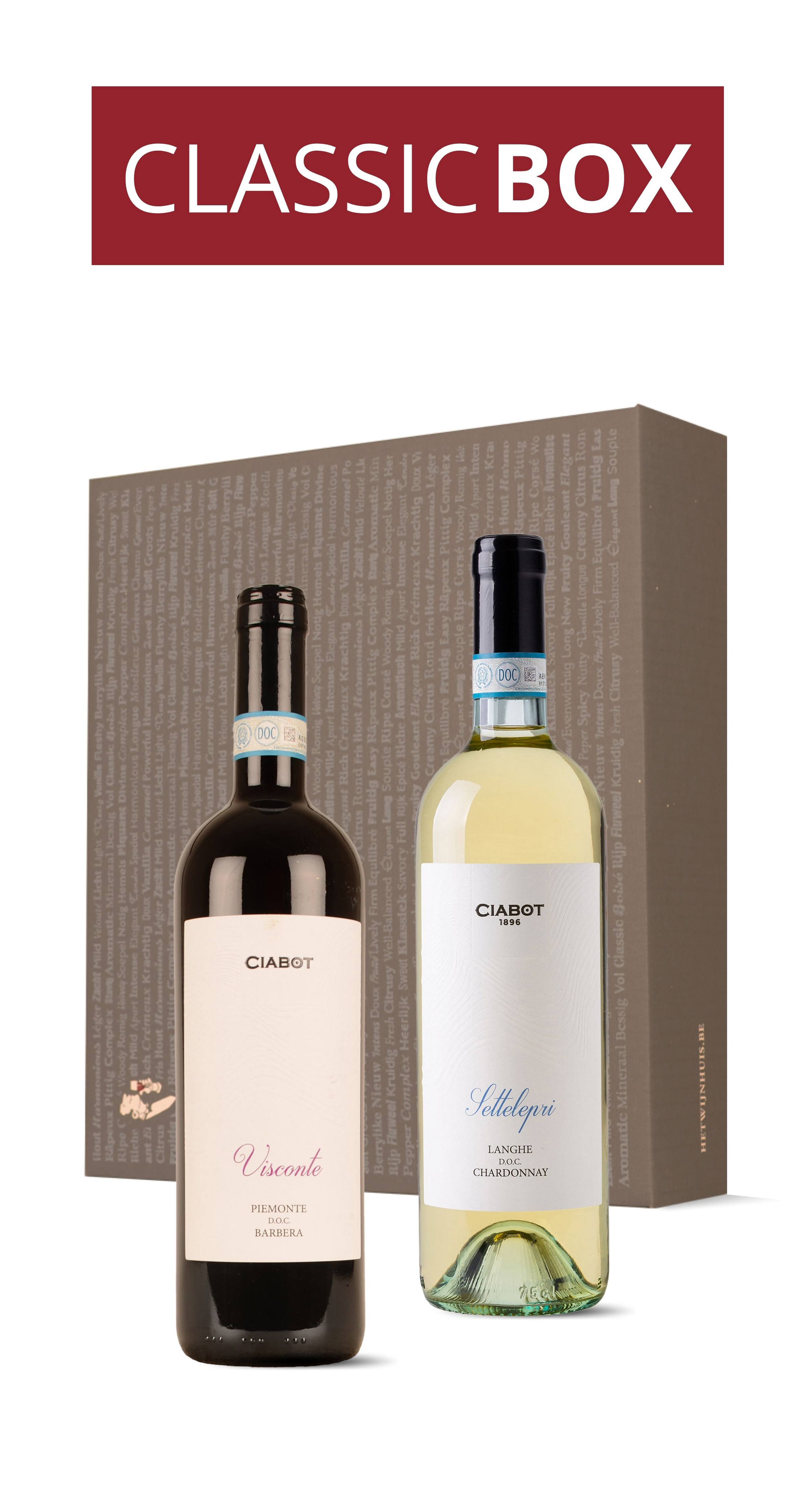 afbeelding van ITALIA WHITE AND RED