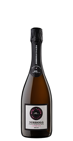 afbeelding van 2018 - 460 Casina Bric - Cuvée 970 Brut Rosato - Nebbiolo d'Alba DOC - 0,75 Ltr - Rosato