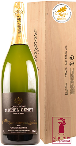 afbeelding van Blanc de Blancs JEROBOAM - Millésime Grand Cru