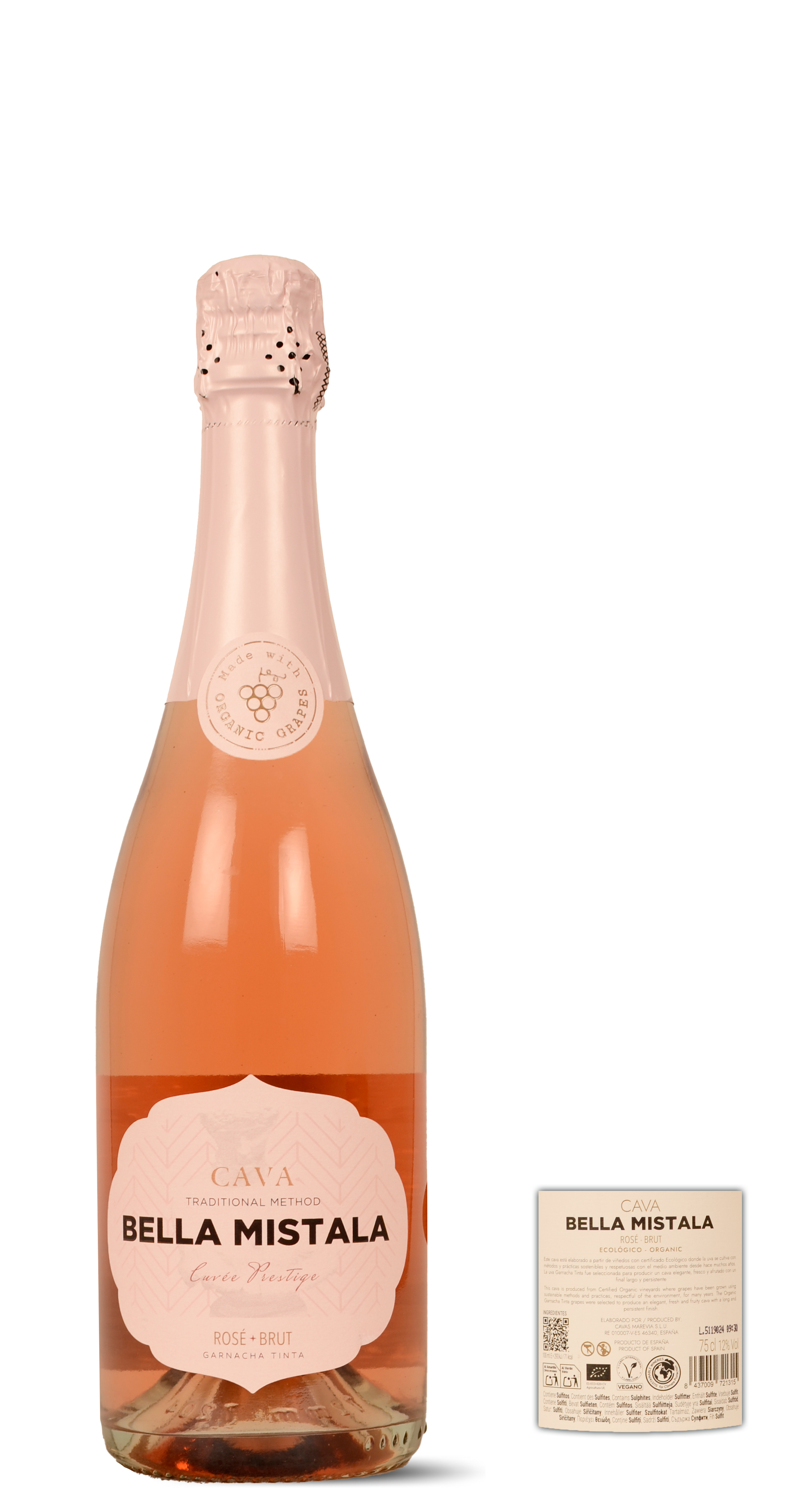 afbeelding van Cava Organic Brut Rosado