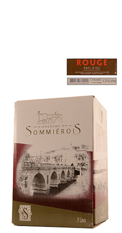 image de ROUGE BAG10 IN BOX - Vin de Pays d'Oc