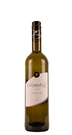 afbeelding van 2020 - Wijngoed Monteberg - Pinot Gris - 0,75 Ltr. - Wit